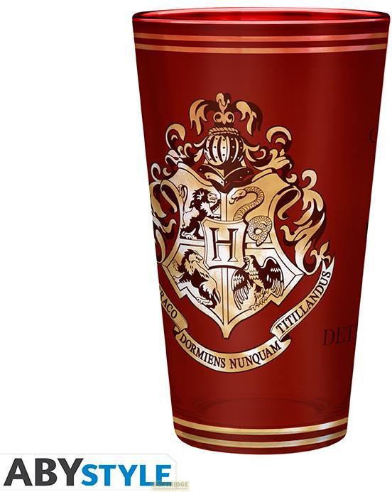 Actual product image ABYstyle Harry Potter Large Glass 400ml: Gryffindor