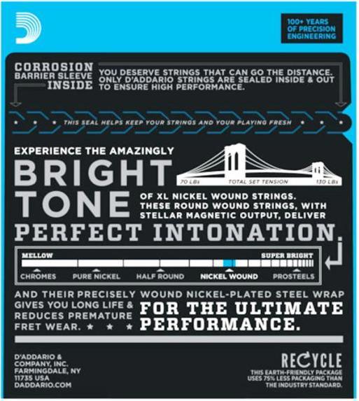 Produktbild D'Addario Daddario EXL120 Saiten für E-Gitarre Super Light 9-42 10 SETS (10 x, E-Gitarre)