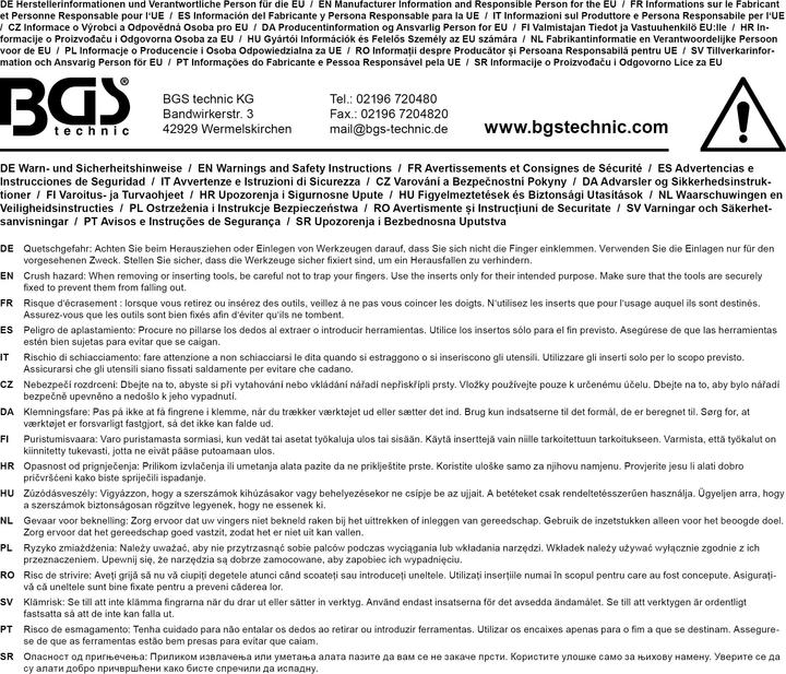 Immagine prodotto BGS Modulo per carrelli portautensili 2/3: cacciaviti croce & taglio 8 pz.