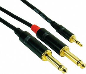 Image du produit Rock Cable 2in1 (2 m, Jack 3,5 mm (AUX), jack 6.3mm)