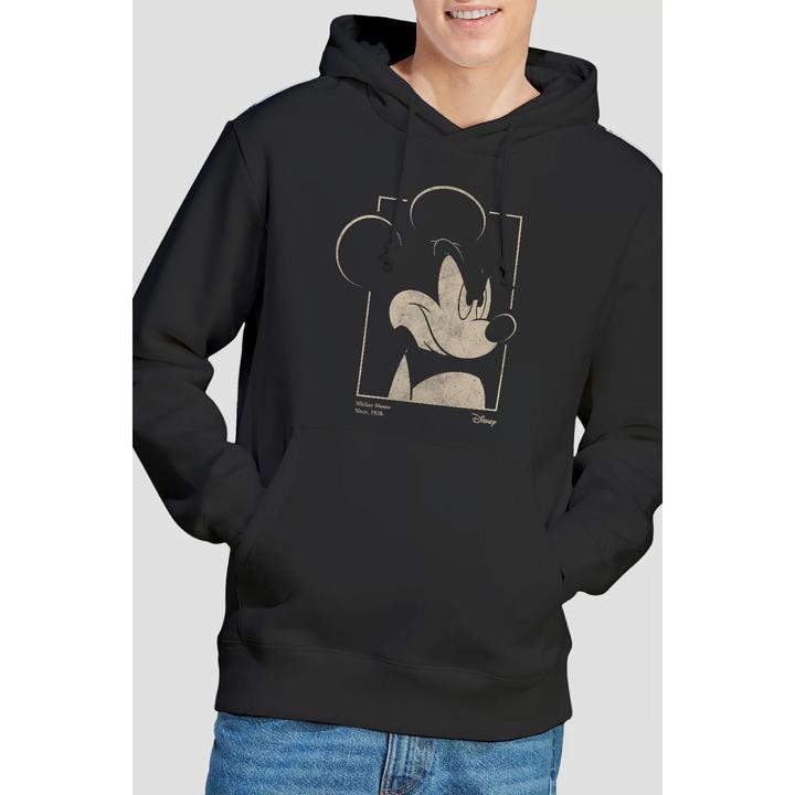 Immagine prodotto Disney Felpa con Cappuccio Topolino Ritratto Uomo (M)