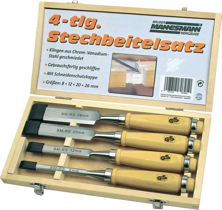 Mannesmann Firmer chisel set (40 mm)