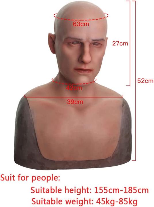 Produktbild U-charmmore Silikon Crossdresser Maske Farbe 2