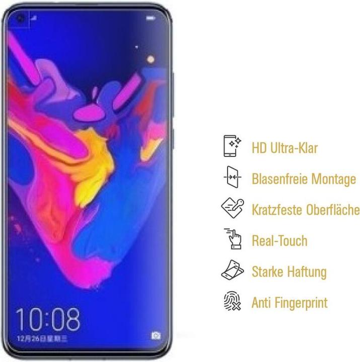Produktbild Protectorking 4x Panzerfolie Anti-Shock HD Klar (4 Stück, Huawei Nova 4)