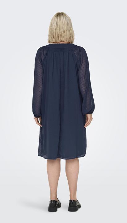 Image du produit Only Coupe normale Col en V Poignets élastiques Robe midi (46)
