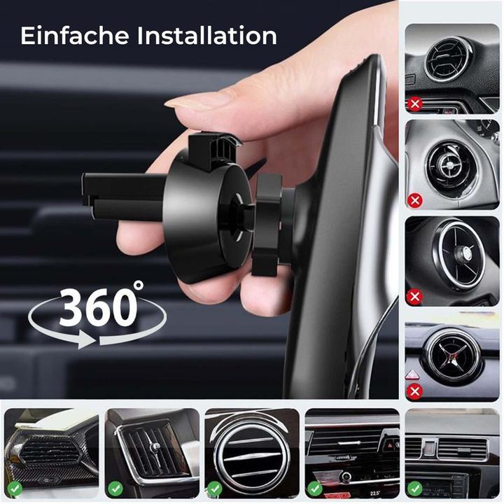 Produktbild Hermex Smartphonehalterung Fahrzeug Handyhalterung Auto Handyhalter Laden
