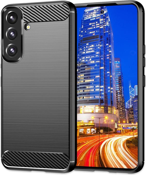 Produktbild Nalia Carbon-Look Silikon Hülle (Samsung Galaxy S24+)