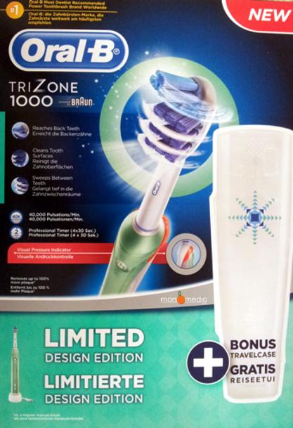 Actual product image Oral-B TriZone 1000 limited Edition (Oscillating toothbrush)