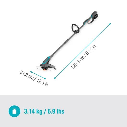 Productafbeelding Gardena Draadloze trimmer PowerTrim 30/18V P4A Gebruiksklare set (Onkruidverdelgers)