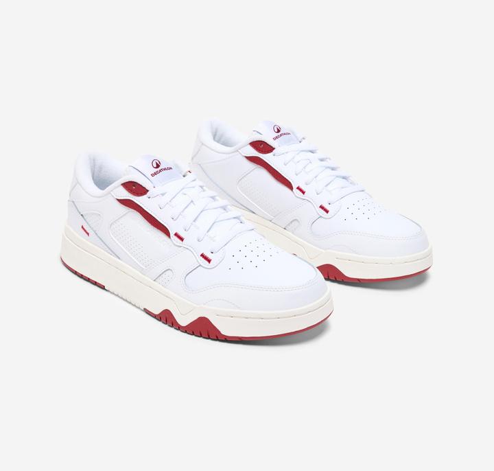 Actual product image Decathlon Sneaker Herren - CJ80 weiss/bordeauxrot (43)