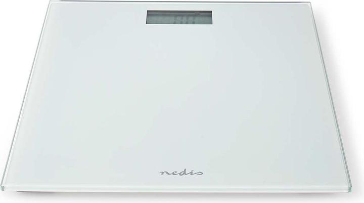 Actual product image Nedis Personal scale | Digital | White | Tempered glass | Max. weighing capacity: 150 kg (150 kg)