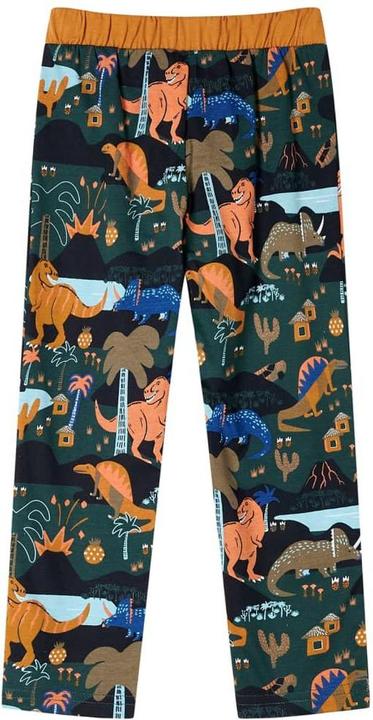 Produktbild VidaXL Kinderpyjama mit Langen Ärmeln Dunkelgrün 104,Material (104)