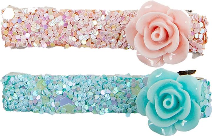 Creative Education Haarclips Glitter Rosette (2 Stk.)