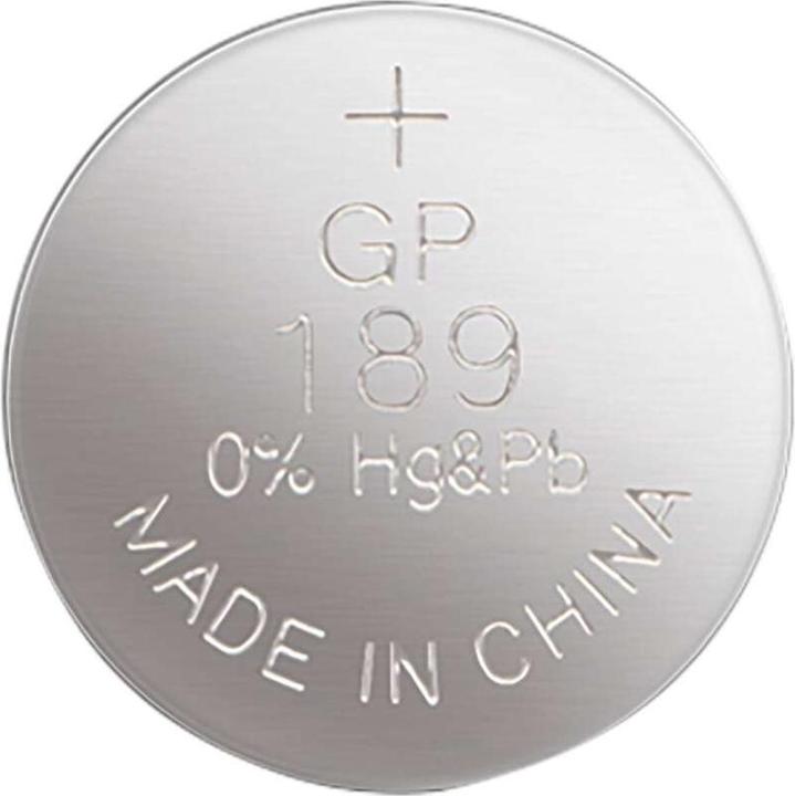 Actual product image GP Batteries GP Alkaline Button Cell 189, 10pcs. (10 pcs., SR54, 44 mAh)
