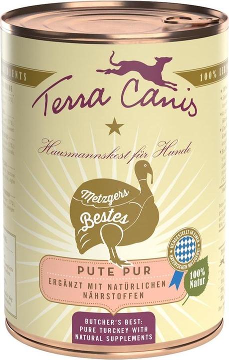 Image du produit Terra Canis Aliments humides Metzgers Best avec la dinde (Adulte, 1 pcs, 400 g)