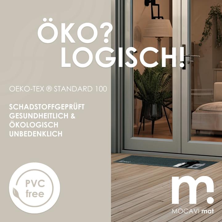 Actual product image Mocavi Shoe parking hygge home anthracite washable (100 x 70 x 3 cm)