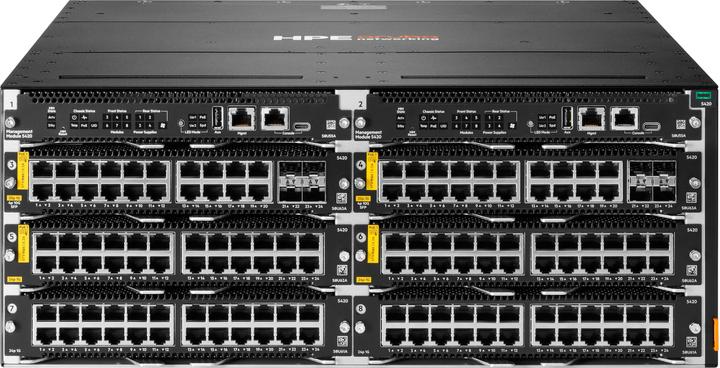 Produktbild HPE Aruba Networking CX 5420 20p 10M/100M/1G Class4 PoE 4p SFP+ 1G/10G LRM Module (24 Ports)