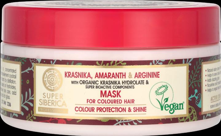 Immagine prodotto Natura Siberica Maschera Super Cranberry Amaranth & Arginine per capelli colorati 300ml (300 ml)