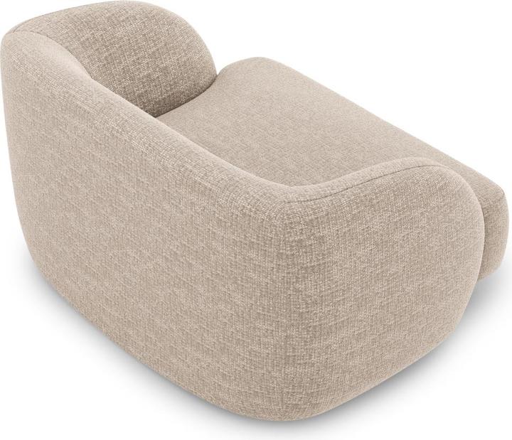 Image du produit Micadoni Bouclé Chaise Longue Gauche, "Miley", 2 Places, 156x90x70Fabriqué en Europe (Chaise longue)