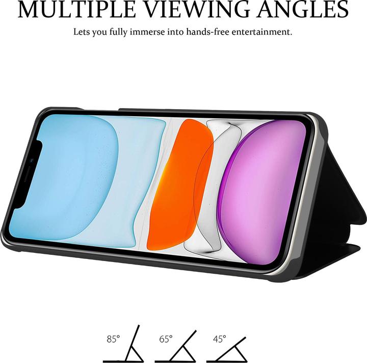 Actual product image Cadorabo Book Smart View Mirror Cover (Apple iPhone 11)