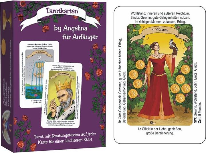 Cartes de Tarot by Angelina pour débutants (Allemand, Angelina Schulze)