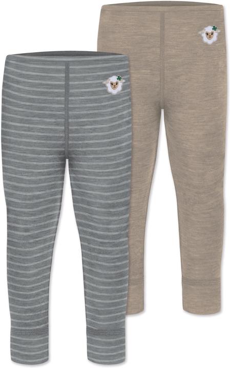 Produktbild Normani 2er Pack Baby Merino Hose „Tutira" - 9507 (68)