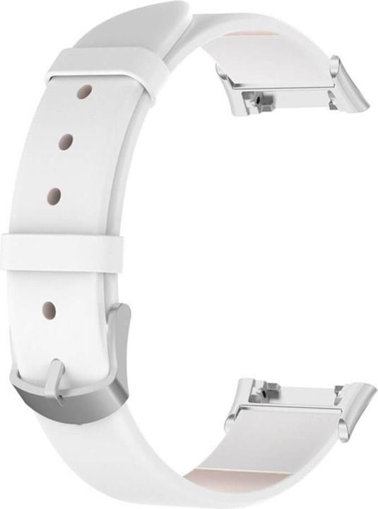 Actual product image Cover-Discount OPPO Watch Free - leather strap white (Faux leather)