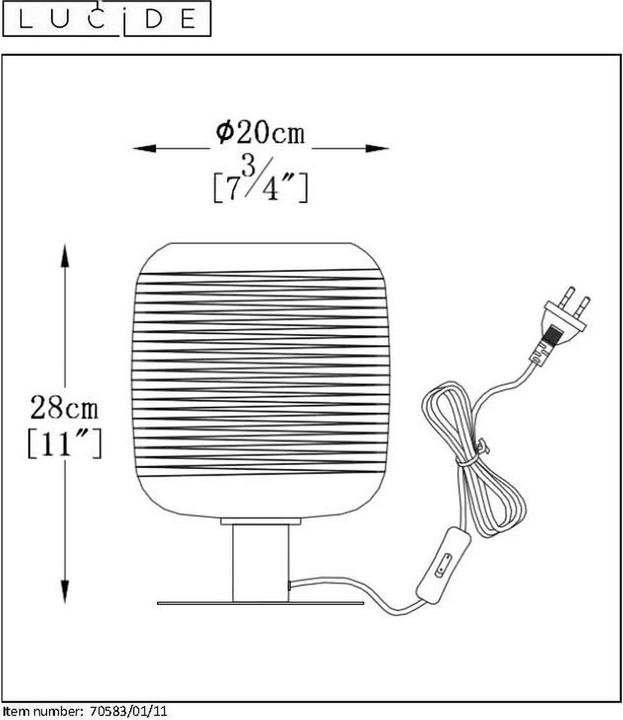Image du produit Lucide Eryn (E27)