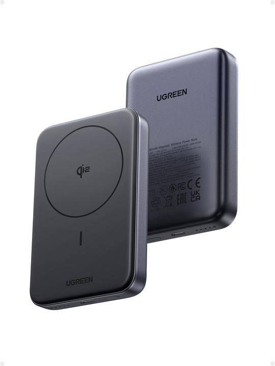 Immagine prodotto Ugreen Magnetic Wireless Power Bank (10000 mAh, 30 W, 37 Wh)