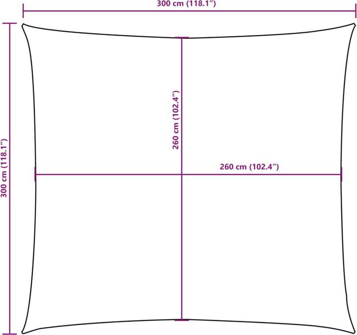 Image du produit VidaXL Voile d'ombrage (300 x 300 cm)