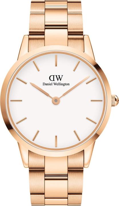 Daniel Wellington Iconic Link White Rose Gold (40 mm) (Analoguhr, 40 mm)