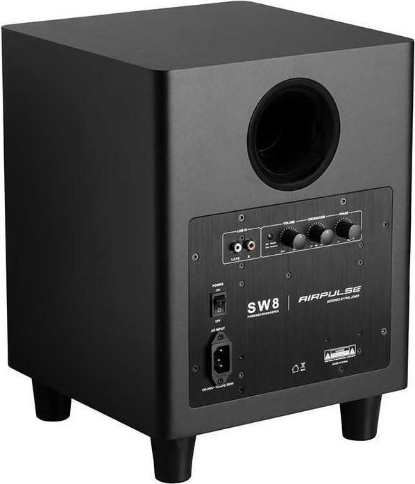 Actual product image Edifier Subwoofer Airpulse SW8 (czarny) (1 pcs., 160 W)