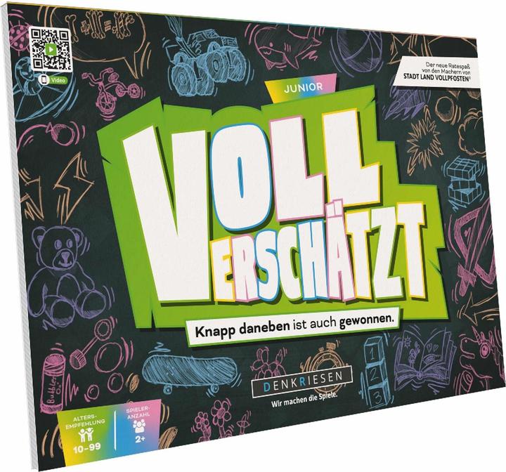 Denkriesen VOLL VERSCHÄTZT A4-Block - Knapp daneben ist auch gewonnen. - Junior Edition (Deutsch)