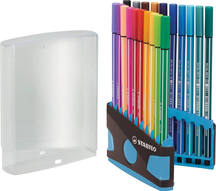 Immagine prodotto STABILO Penna 68 Pennarello premium (Multicolore, 20 x)