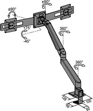 Immagine prodotto Multibrackets Chiusura rapida Duo (23")