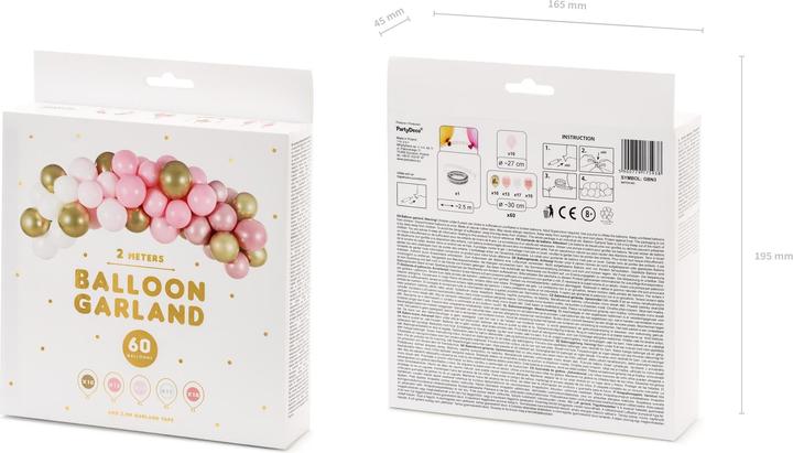 Actual product image Partydeco Balloon garland (60 x)