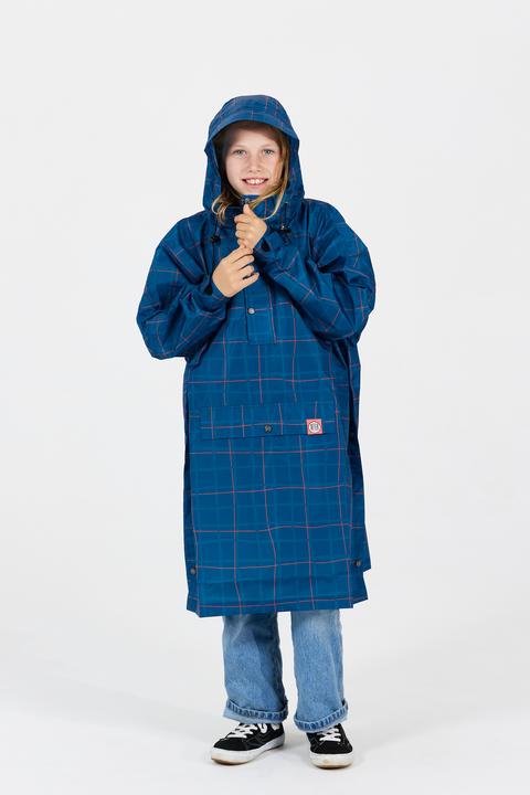 Actual product image After Essentials Rain Poncho - Baltic Net (One size)