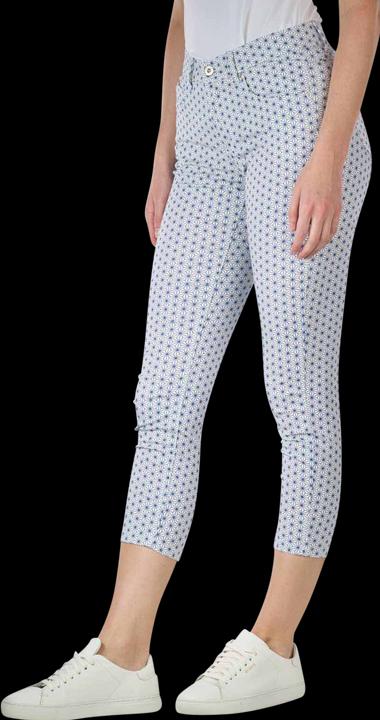 Actual product image Angels Modern Graphic Print Ornella Pant Slim Fit Smokey Blu (28)