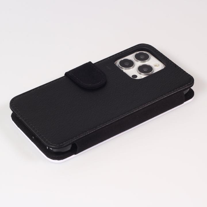 Actual product image PhoneLook Cover Wallet black Funny cat on black (Apple iPhone 14 Pro)