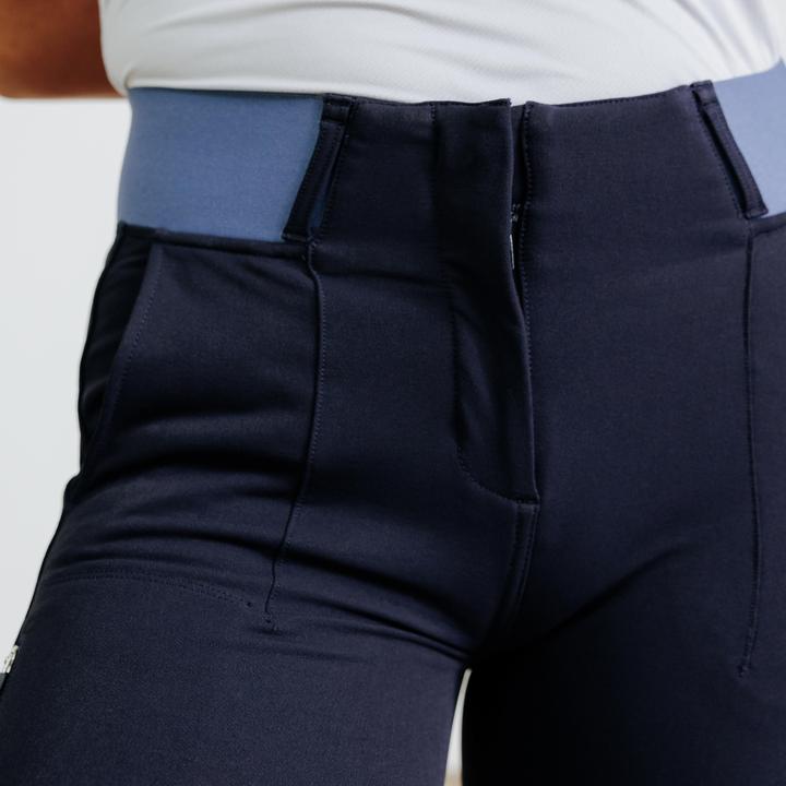 Produktbild Fouganza Reithose 500 Be You Damen marineblau/hellblau (S)