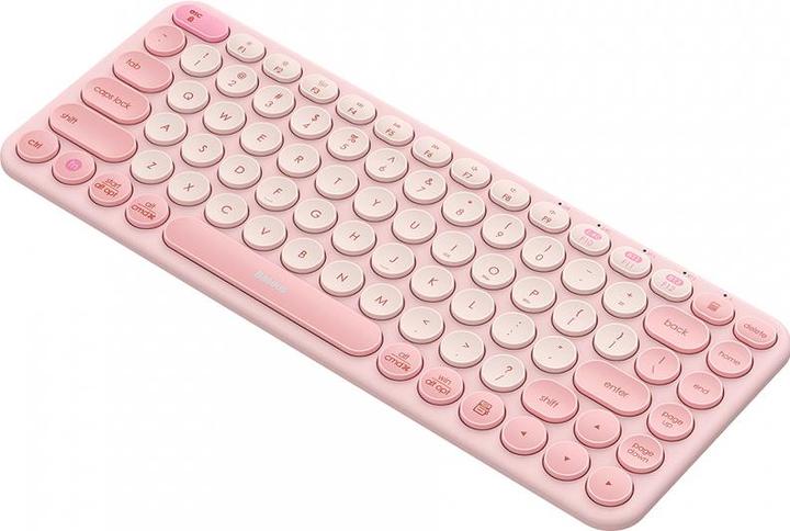 Image du produit Baseus K01A Clavier sans fil tri-mode bébé rose (Sans fil)
