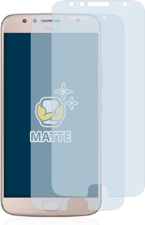 Actual product image BROTECT Anti-glare screen protector matt (2 Piece, Motorola Moto G5S Plus)