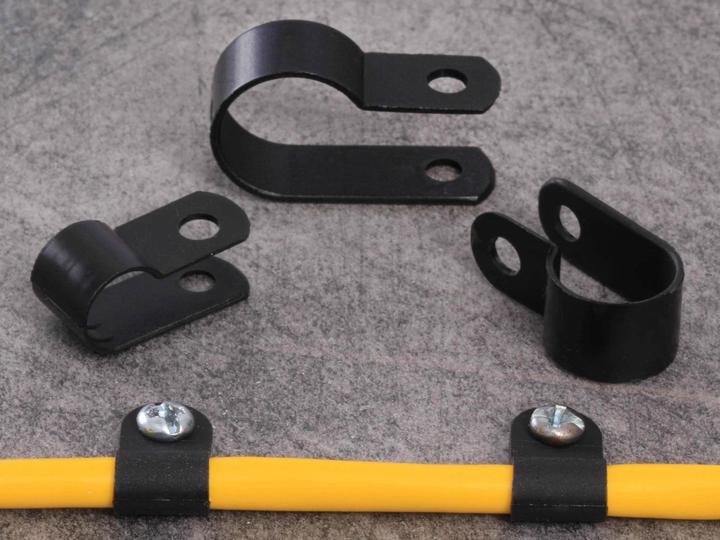Actual product image Quadrios 22CA159 Fixing clamp screwable 22CA159 Bundle Ø range 19 mm (max) Black 1 set