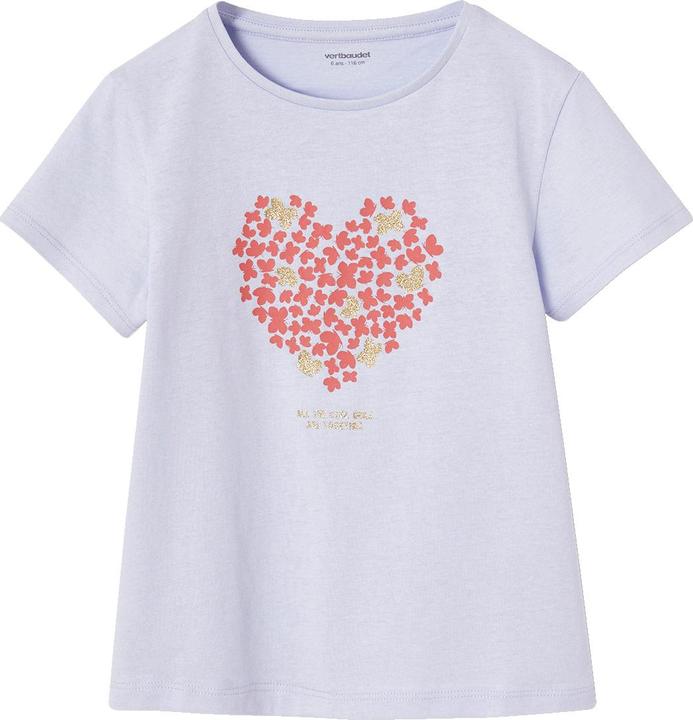 Produktbild Vertbaudet Mädchen T-Shirt mit Print BASIC (116)