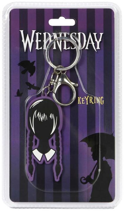 Actual product image Karactermania MERCREDI - Mercredi Head - Porte-clés en Caoutchou