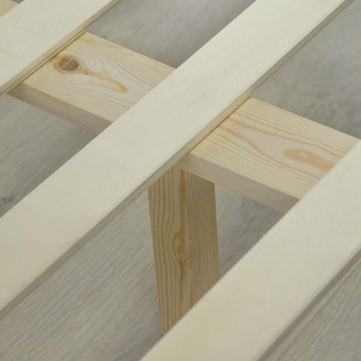 Produktbild Homestyle4u Doppelbett Holzbett Futonbett (140 x 200 cm)