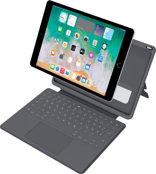 Deqster Smart Rugged Keyboard (DE, IPad 10.2 (2019/2020/2021))
