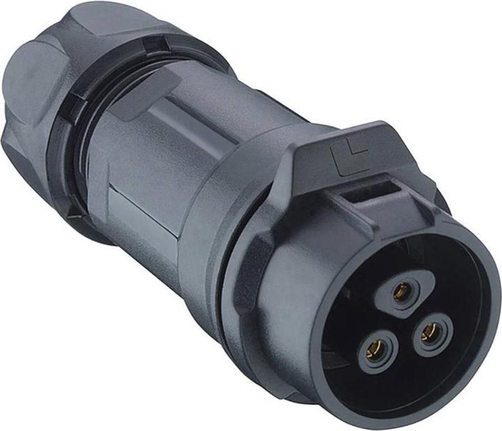Actual product image Lumberg 0261 02 Round plug connector coupling, straight Total number of poles: 2 1 pc.