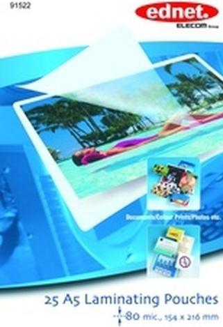 Actual product image ednet 25 A5 laminating foils (A5)