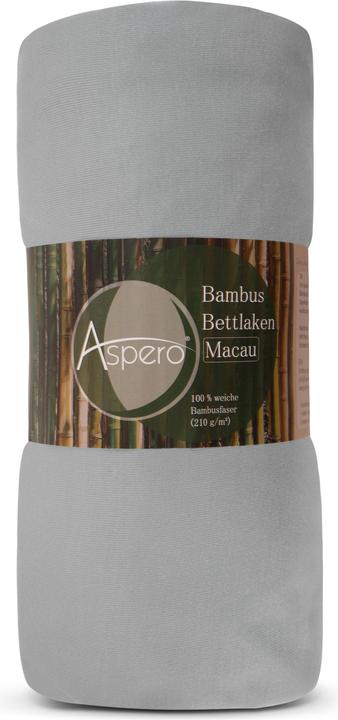 Produktbild Aspero 2 x Bambus Spannbettlaken Macau (180-200 x 200 x 30 cm)